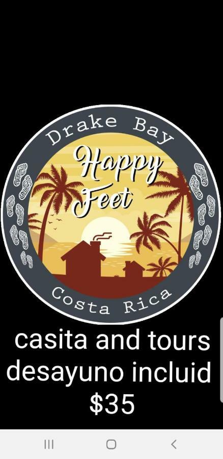 Casita Happy Feet And Tours Corcovado Hotell Drakes Bay Eksteriør bilde